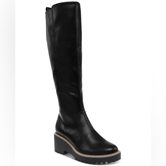 High lug sole boots from DV Dolce Vita size 8.5 black - Picture 1 of 9